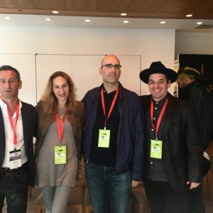 Left to right: Maurice Bernstein, Fiona Bloom, Jedd Katrancha and Ryan Barkan on The Power of Influence in the Digital Music Industry